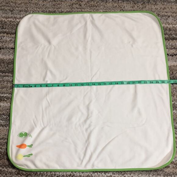 Vintage Gymboree Vegetable Garden Reversible Baby Blanket - Picture 6 of 9
